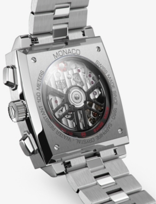 TAG HEUER: CBL2113.BA0644 Monaco stainless-steel automatic watch