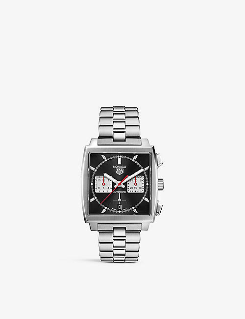 TAG HEUER: CBL2113.BA0644 Monaco stainless-steel automatic watch