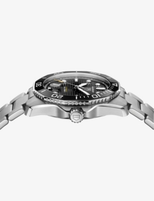 Shop Tag Heuer Men's Silver Wbp201a.ba0632 Aquaracer Stainless Steel Quartz Watch