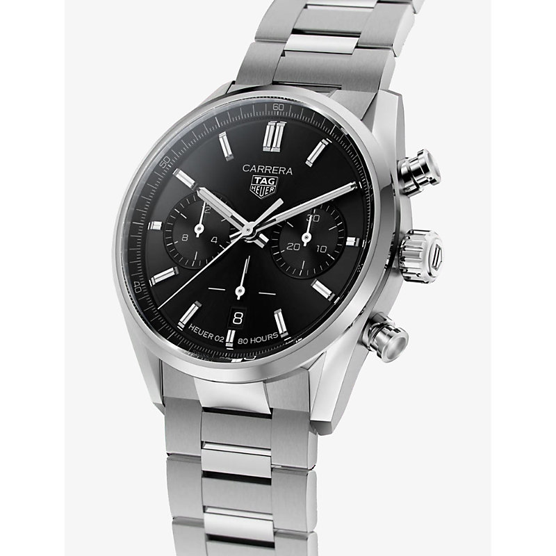 Shop Tag Heuer Men's Silver Cbn2010.ba0642 Carrera Stainless-steel Automatic Watch
