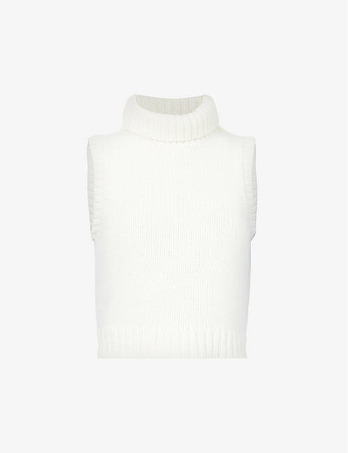 ANDION: Loulou turtleneck knitted vest