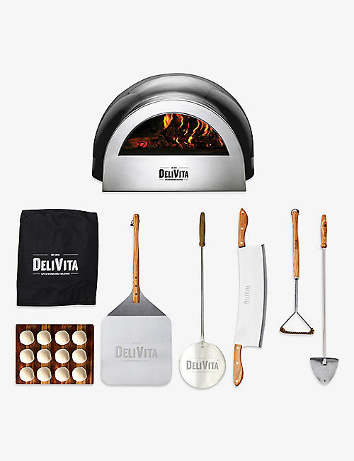 DELIVITA: Pizzaiolo Collection wood-fired pizza oven set