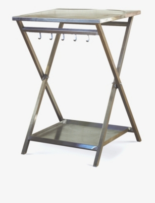DELIVITA: Folding stainless steel oven stand 111cm
