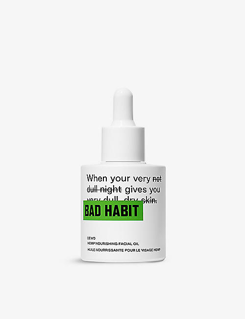 BAD HABIT: Dewd Hemp Nourishing facial oil 30ml