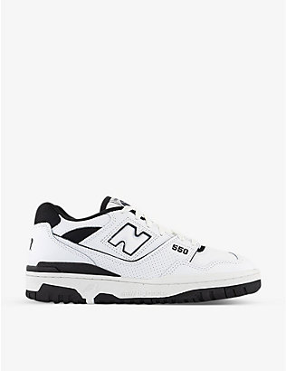 NEW BALANCE: BB550 leather trainers