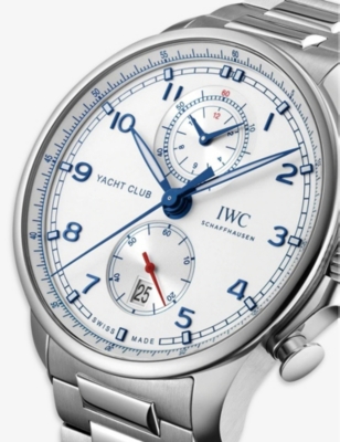 Shop Iwc Schaffhausen Men's Stainless Steel Iw390702 Portugieser Stainless-steel Automatic Watch