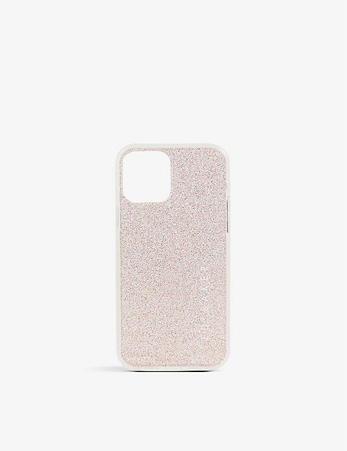 TED BAKER: Rosip glitter-embellished iPhone 12 Pro case