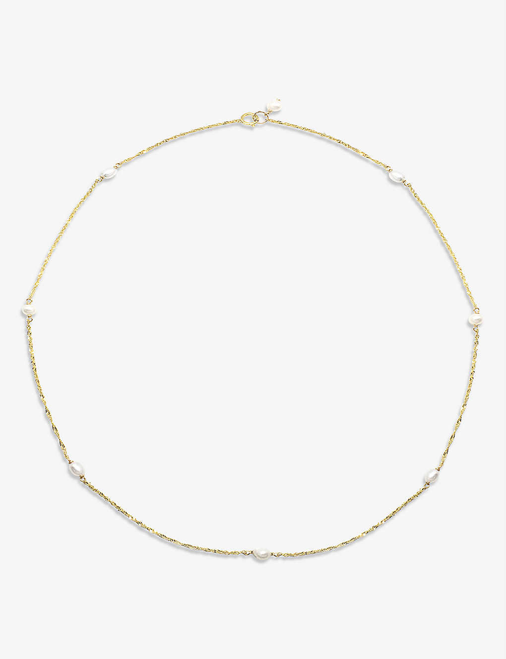The Alkemistry Poppy Finch 14ct Yellow-gold And Pearl Necklace In 14ct Yellow Gold
