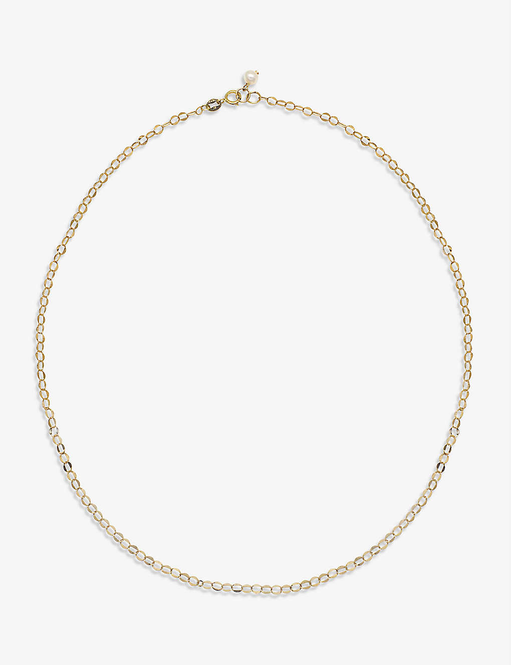 The Alkemistry Poppy Finch Shimmer 14ct Recycled Yellow-gold And Pearl Necklace In 14ct Yellow Gold