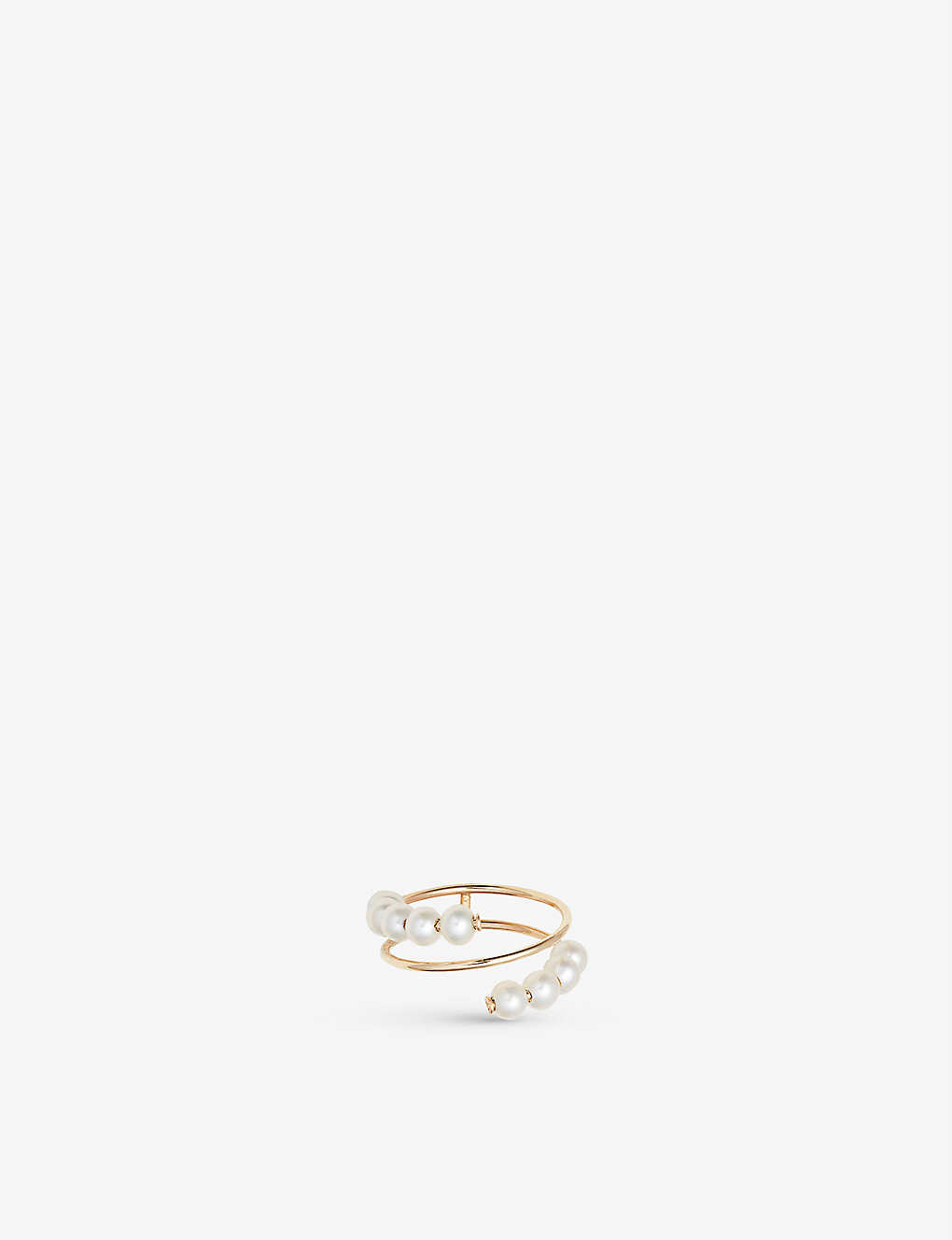 The Alkemistry Poppy Finch Baby Pearl 14ct Recycled Yellow-gold And Freshwater Pearl Ring In 14ct Yellow Gold