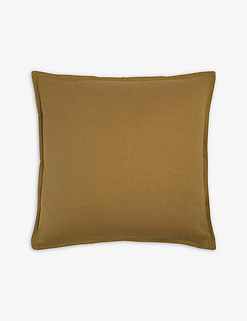 SOHO HOME: Noa large square cotton and linen-blend cushion 65m x 65cm