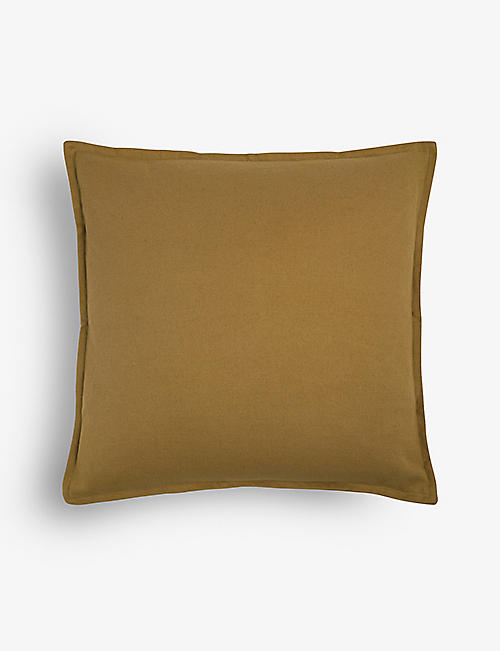 SOHO HOME: Noa square cotton and linen-blend cushion 50cm x 50cm