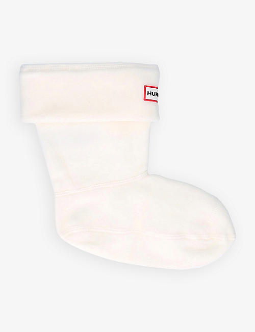 HUNTER: Logo-embroidered woven boot socks