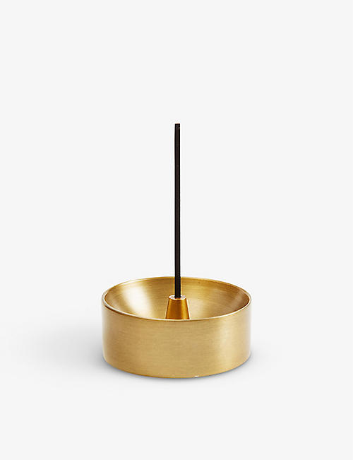 SOHO HOME: Ray marble and brass incense set