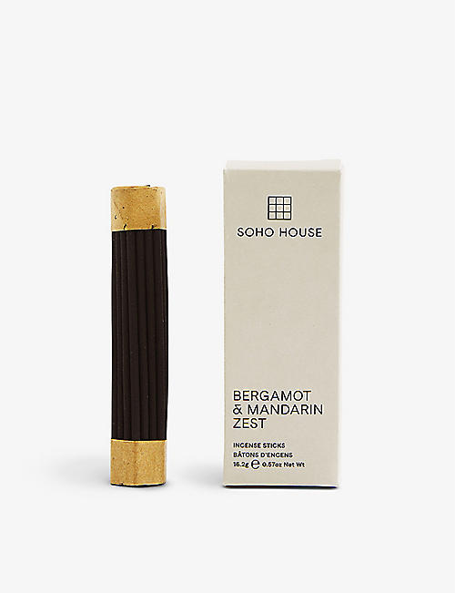 SOHO HOME: Bergamot & Mandarin Zest incense sticks pack of 30