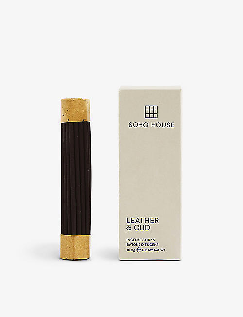 SOHO HOME: Leather & Oud incense sticks pack of 30