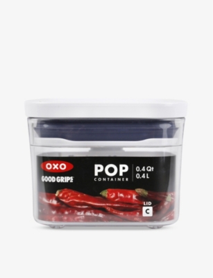OXO Good Grips 0.4 Qt. Clear Square SAN Plastic Food Storage