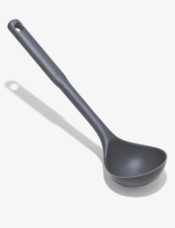 Rounded nylon ladle 33cm