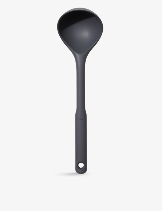 Rounded nylon ladle 33cm