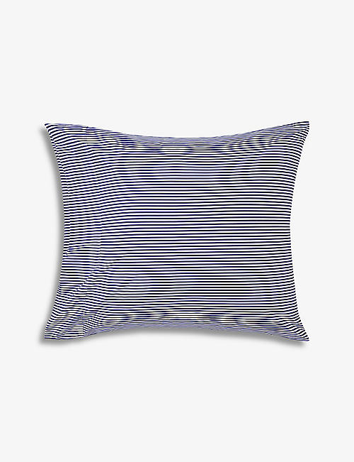 RALPH LAUREN HOME: Shirting striped organic cotton Oxford pillowcase 65cm x 65cm