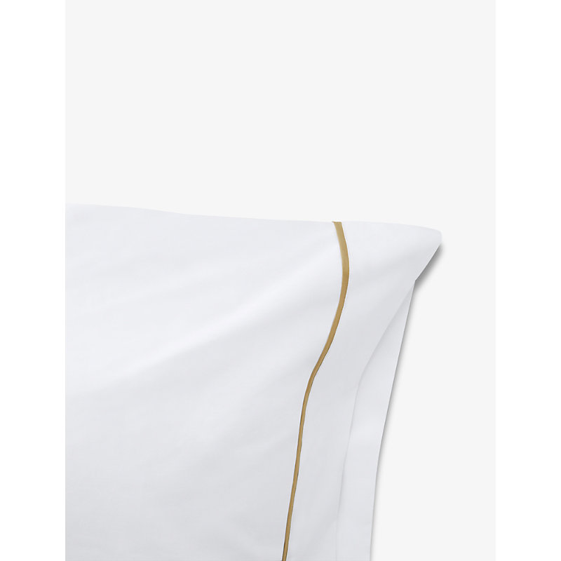 Shop Ralph Lauren Home Chamois Westbank Chamois Standard Cotton Pillowcases Set Of Two