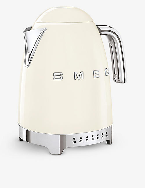 SMEG: Variable Temperature stainless-steel kettle 1.7L