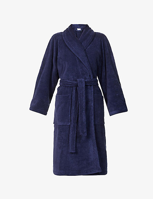 YVES DELORME: Etoile organic cotton-blend bathrobe