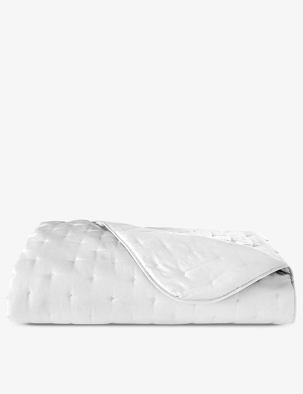Yves Delorme Blanc Triomphe Cotton-sateen Bedcover Super King