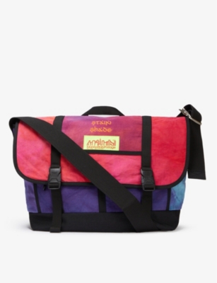 STAIN SHADE - Upcycled Manhattan Portage Bike cotton messenger bag |  Selfridges.com