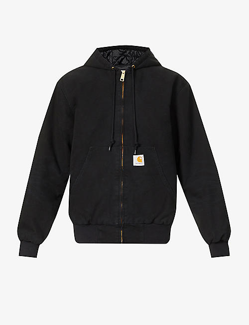 CARHARTT WIP: Active logo-embroidered organic-cotton jacket