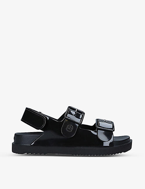 GUCCI: Isla GG-embellished rubber sandals