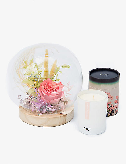 YOUR LONDON FLORIST: Tell Me a Secret dried arrangement and candle gift set