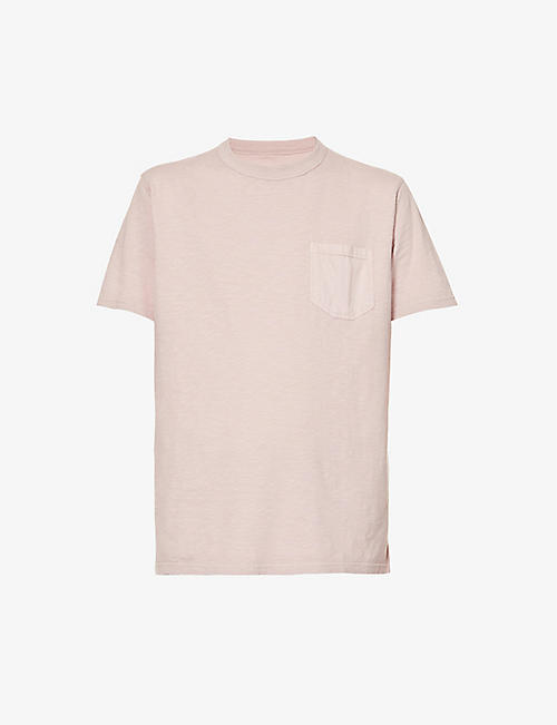 RICHARD JAMES: Pocket crewneck organic-cotton T-shirt