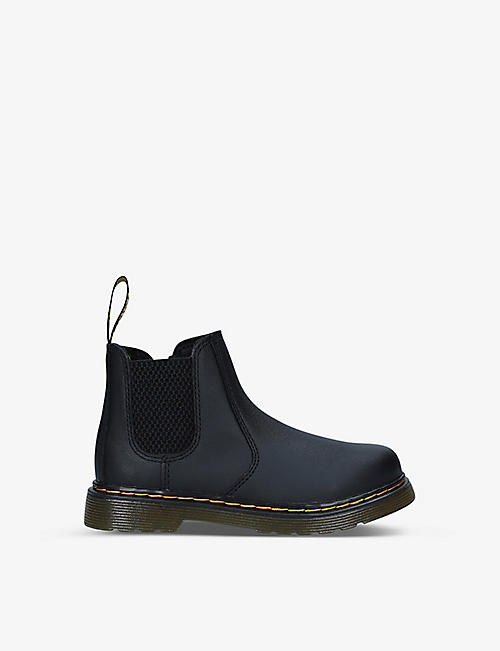 DR. MARTENS: 2976 platform leather Chelsea boots 6-10 years