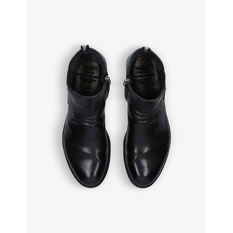 Shop Officine Creative Men's Black Arc 514 Leather Chelsea Boots