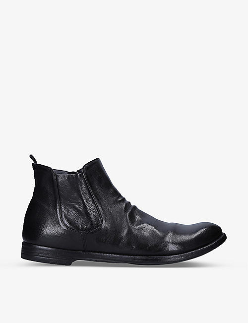 OFFICINE CREATIVE: Arc 514 leather Chelsea boots