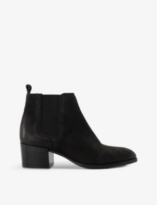 dune black suede boots