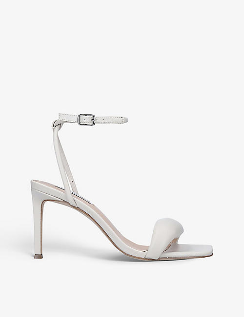 STEVE MADDEN: Entice padded-strap faux-leather sandals