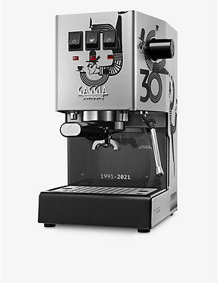 GAGGIA: Classic 30th anniversary stainless-steel coffee machine