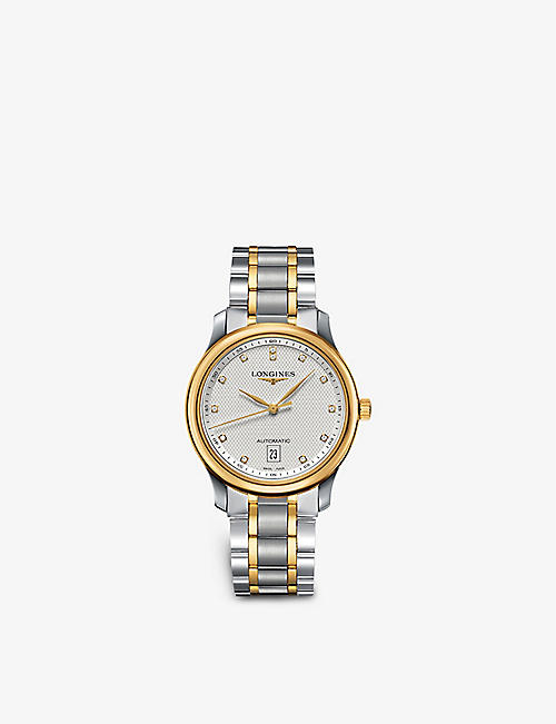 BUCHERER CERTIFIED PRE OWNED: Pre-loved Longines L2.628.5.77.7 Master Collection and 18ct Yellow Gold automatic watch