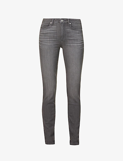 PAIGE: Hoxton skinny high-rise stretch-denim jeans
