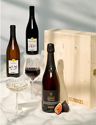 SELFRIDGES SELECTION：红/白葡萄酒和香槟礼盒- 3 件套