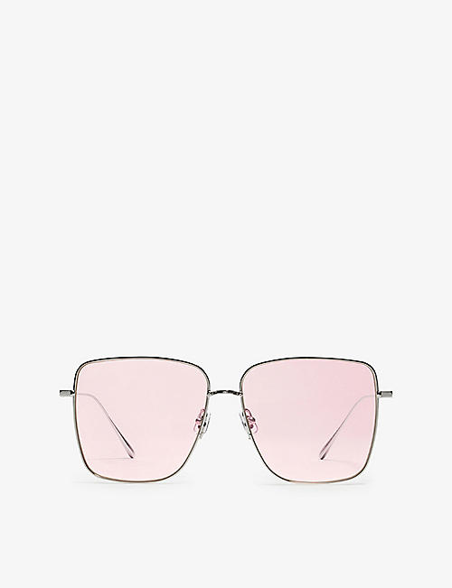 GENTLE MONSTER: WINDWIND-02 square-frame metal sunglasses