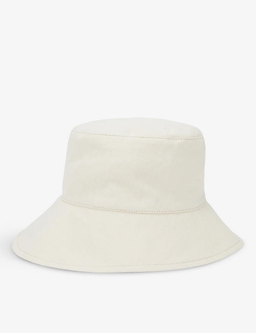 ISABEL MARANT: Loiena waxed cotton bucket hat