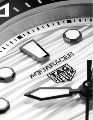 Shop Tag Heuer Womens Silver Wbp231c.ba0626 Aquaracer Stainless Steel Automatic Watch