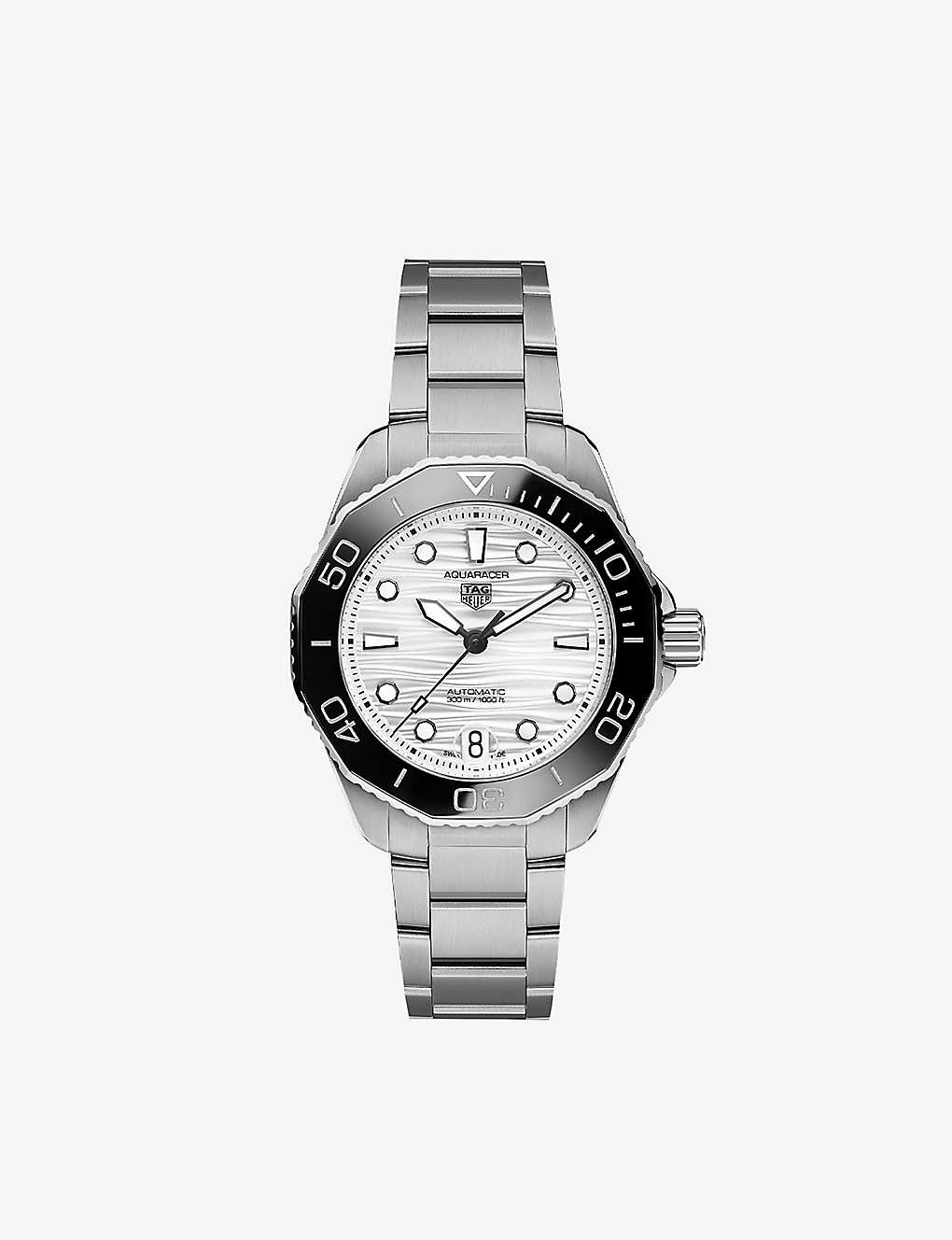 Tag Heuer Aquaracer Automatic Silver Dial Ladies Watch Wbp231c.ba0626