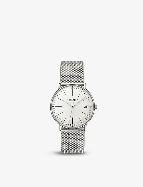 JUNGHANS: 27/4106.46 Max Bill Kleine stainless-steel automatic watch