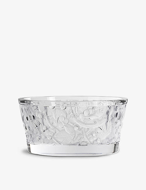 LALIQUE: Merles et Raisins crystal bowl 11.5cm