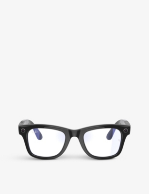 RAY-BAN: Ray-Ban Stories RW4002 Wayfarer square-frame acetate smart glasses