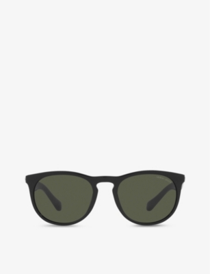 GIORGIO ARMANI: AR8149 round-frame acetate sunglasses